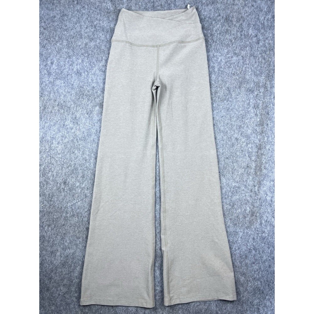 Lot of 2 Beyond Yoga Women's High Waist Bootcut Pants Black Beige Size Medium - Picture 8 of 16